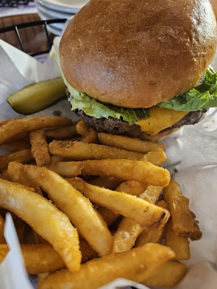 Cheeseburger and Fries
