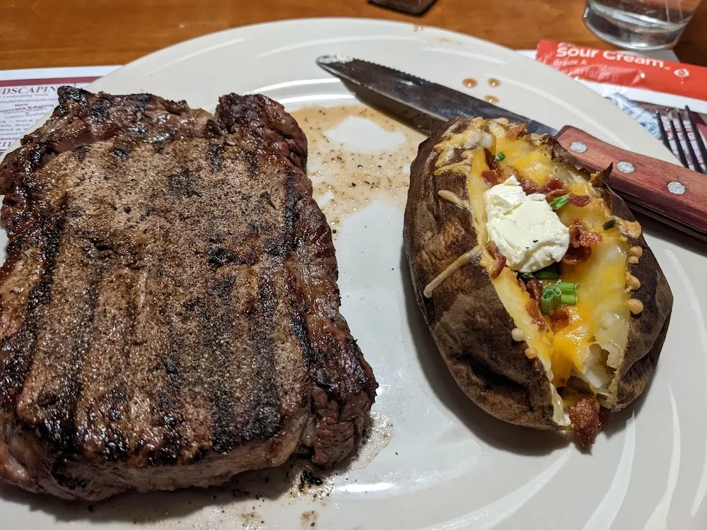 Ribeye Steak and Baked Potato